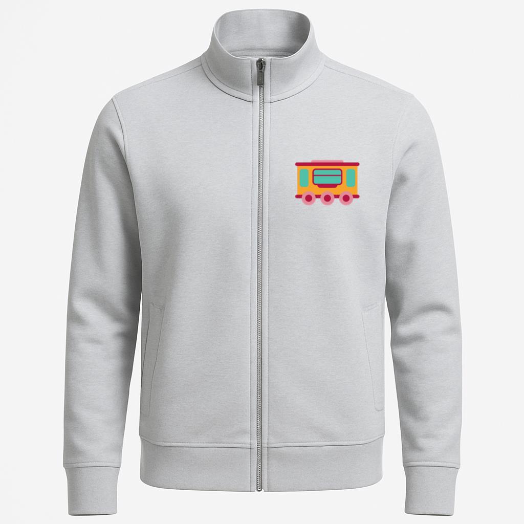 Colorful Train Trolley Design Jacket