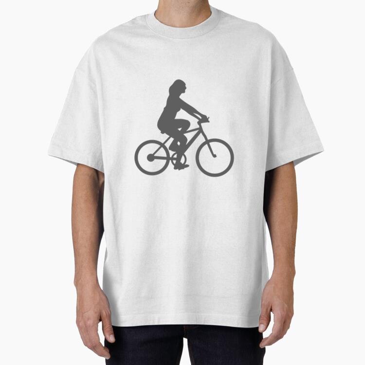 Female Cyclist Silhouette T-Shirt