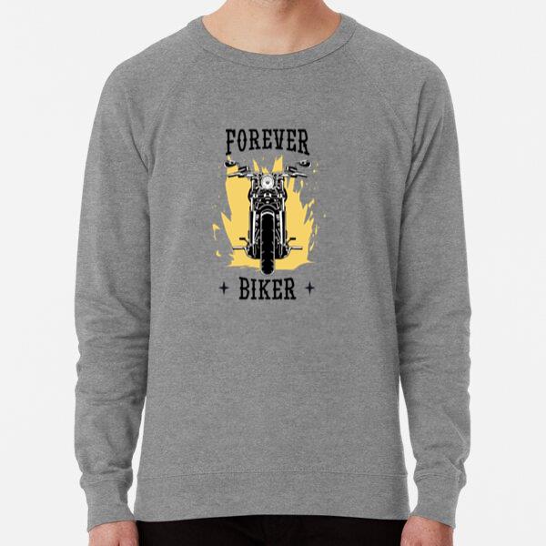 Forever Biker Transport Quote Badge Sweatshirt
