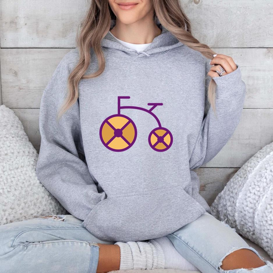 Icon Bicycle Colored Hoodie