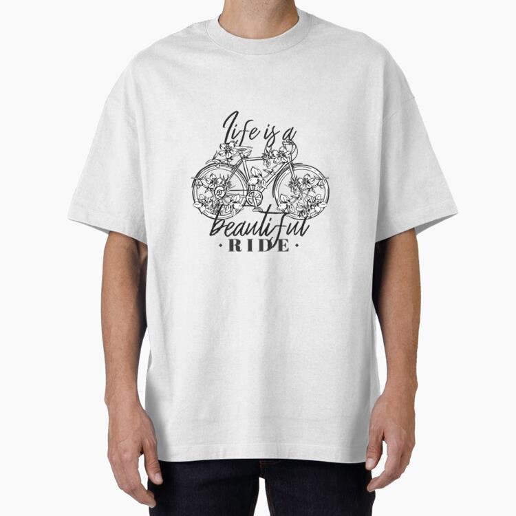 Life Is A Beautiful Ride Bicycle T-Shirt