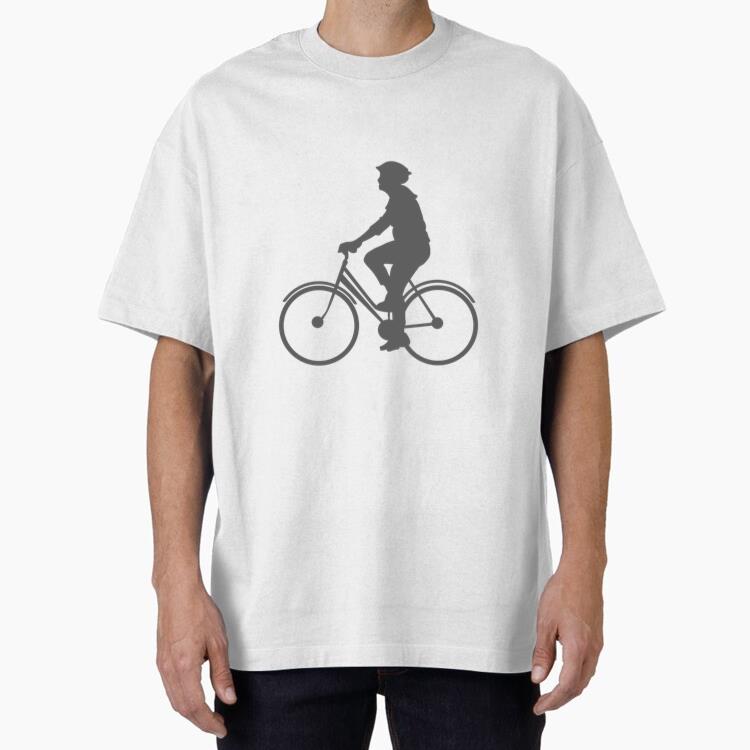 Male Cyclist Silhouette T-Shirt