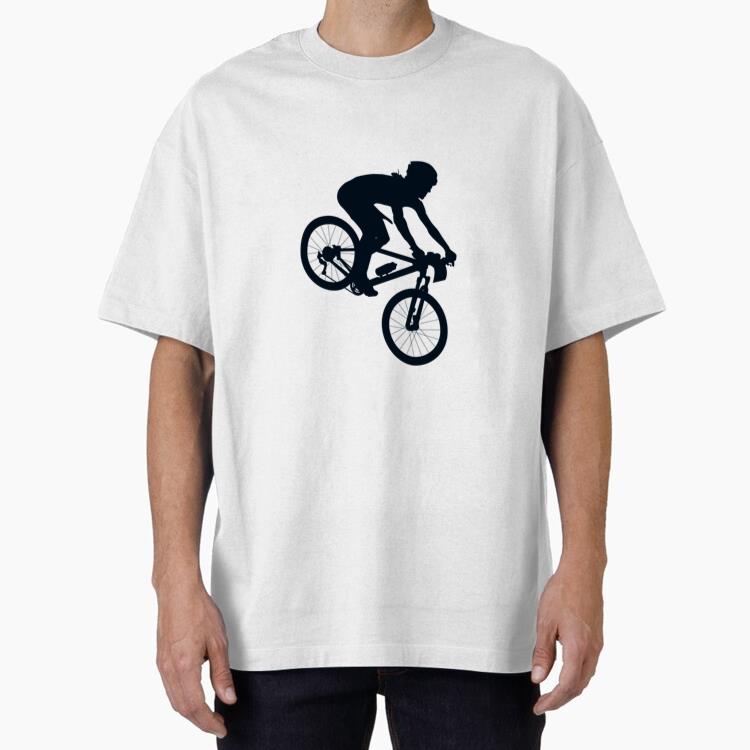 Man Biking Silhouette T-Shirt