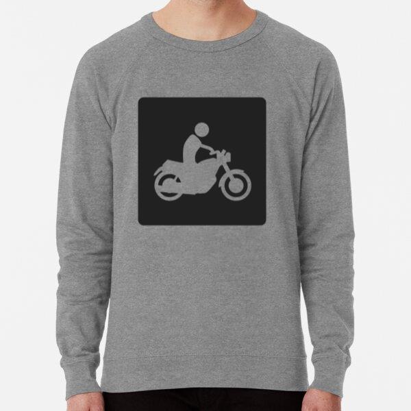 Man Riding A Motorbike Square Icon Sweatshirt