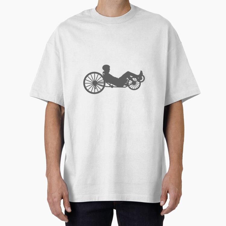 Man Riding Recumbent Bicycle T-Shirt
