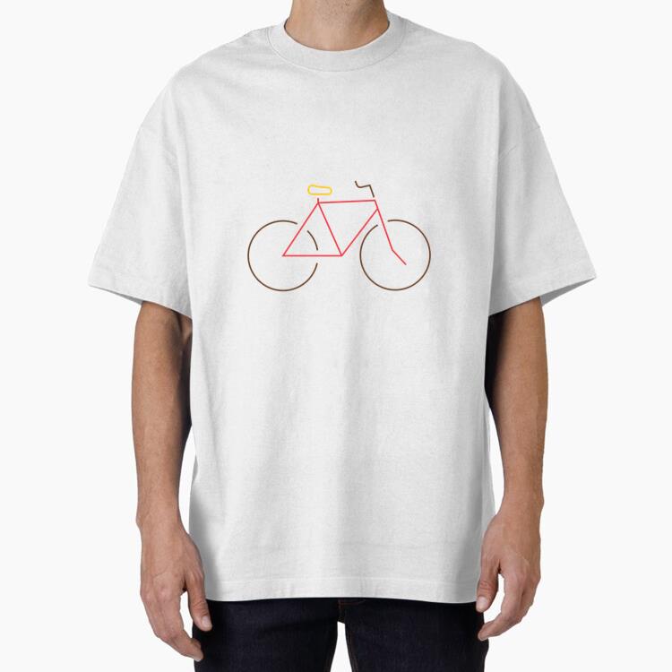 Monoline Stroke Bicycle T-Shirt