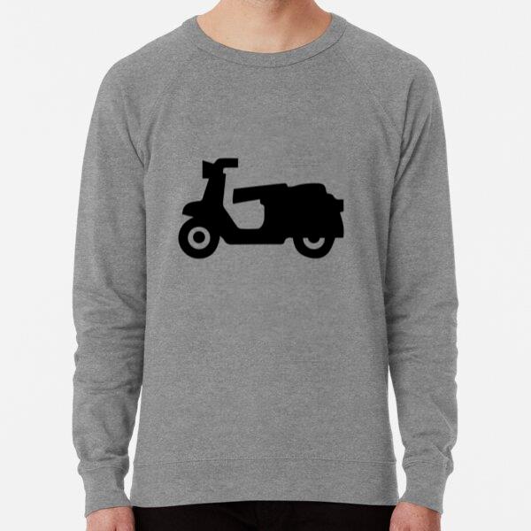 Motor Scooter Motorbike Silhouette Sweatshirt