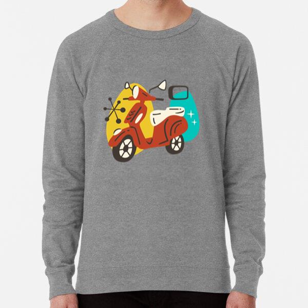 Motorbike Retro Transport Vehicle Sweatshirt
