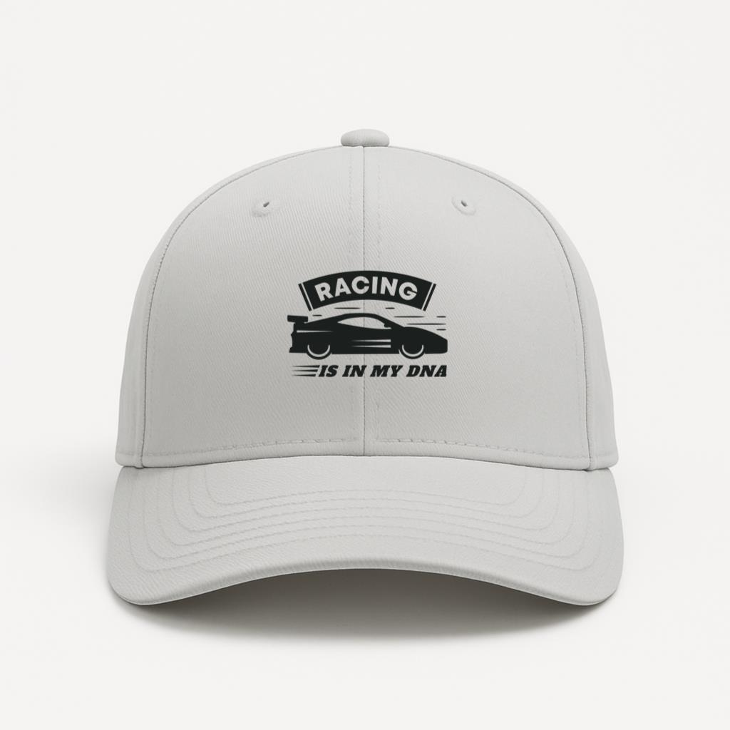 Racing Is In My Dna Car Design Cap