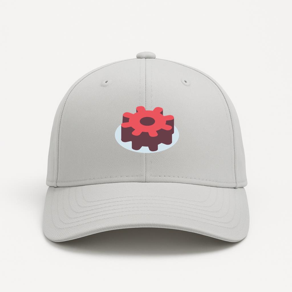Red Gear Isometric Cap